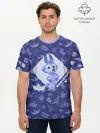 Мужская базовая футболка хлопок / Цветняшки WolfyBlue