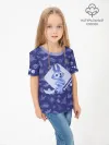 Детская футболка хлопок / Цветняшки WolfyBlue