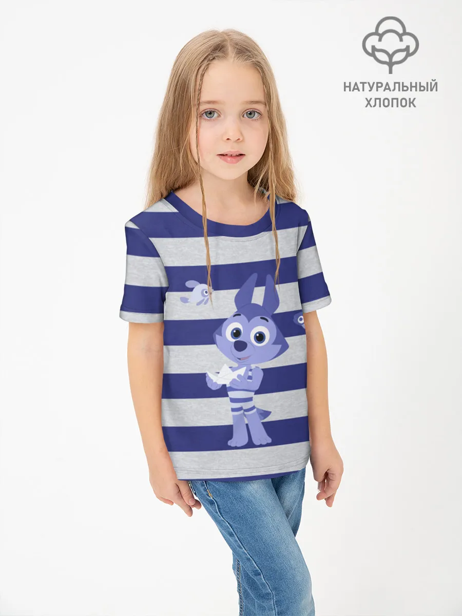Детская футболка хлопок / Цветняшки BlueStrips