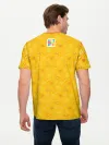 Мужская базовая футболка хлопок / Цветняшки Yellow