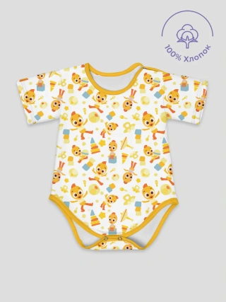 Боди для малышей / Цветняшки BodysuitCheepPattern
