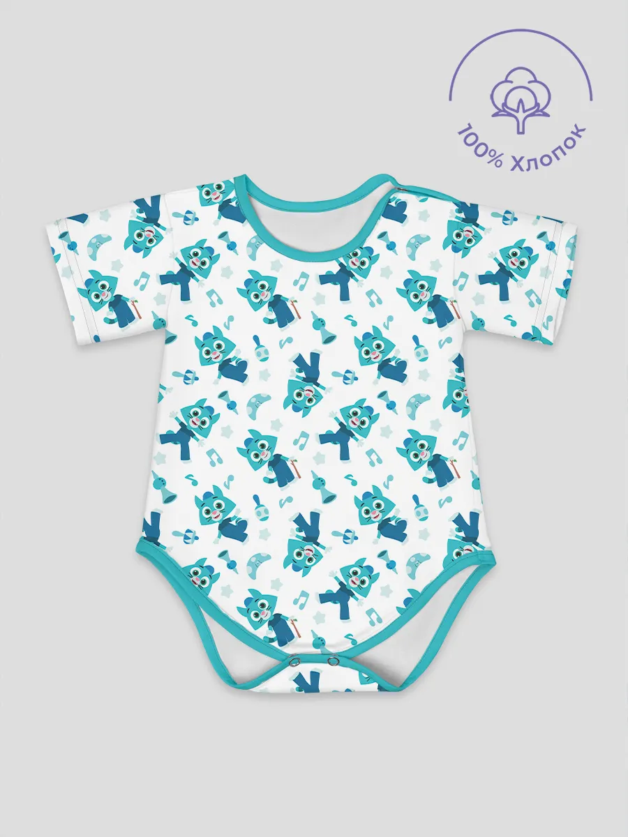 Боди для малышей / Цветняшки MeowserPattern