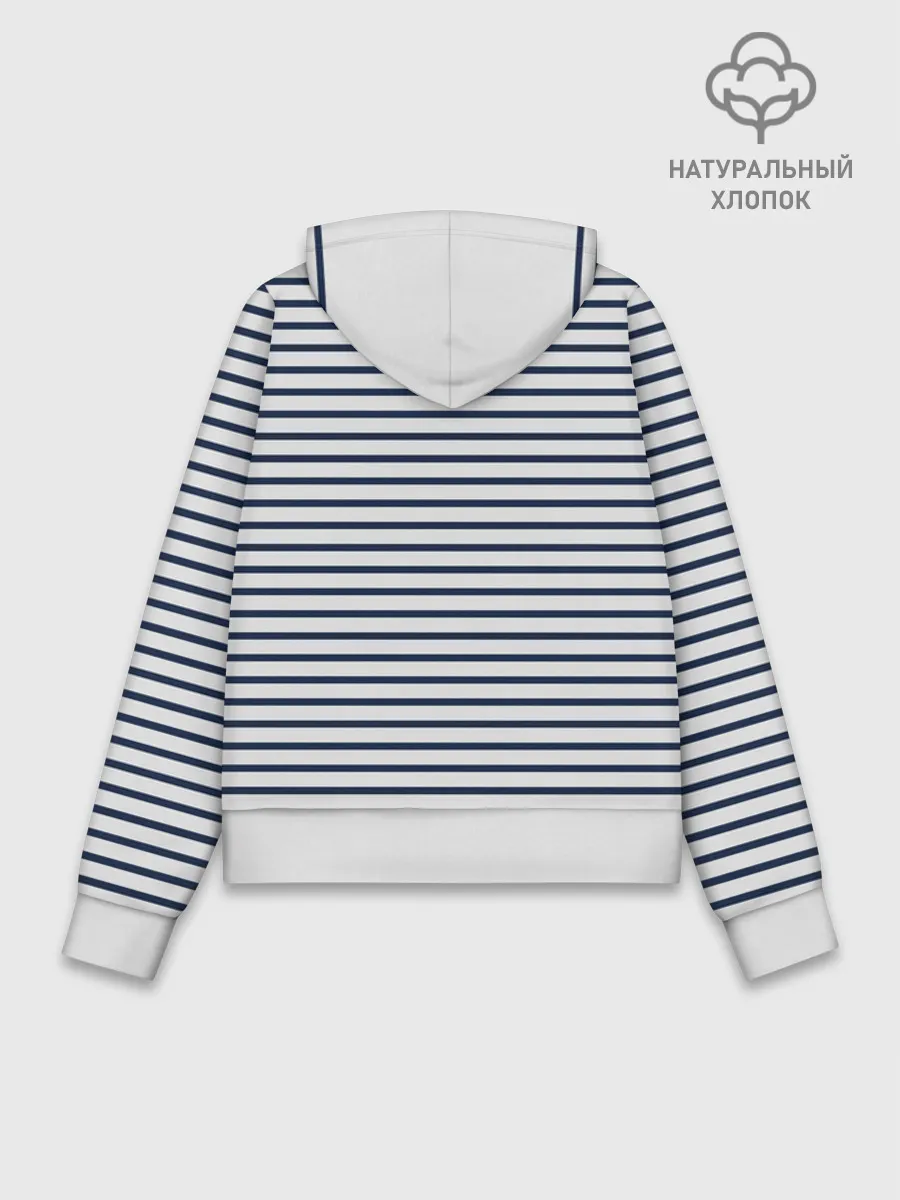 Худи женский база хлопок / Тельняшка