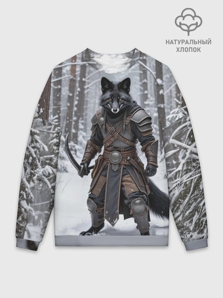 Мужской свитшот оверсайз хлопок / Сургут место силы