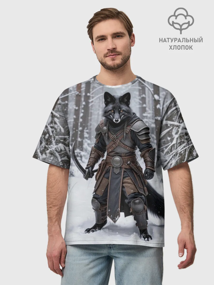 Футболка Мужская оверсайз премиум / Сургут место силы