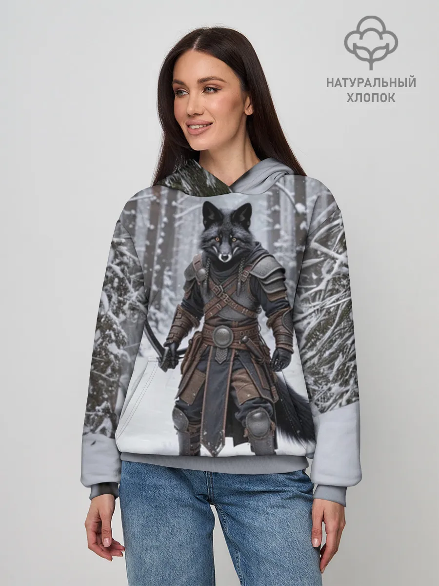 Худи женский база хлопок / Сургут место силы