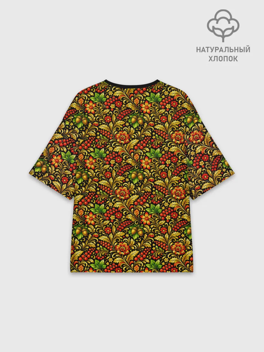 Футболка женская оверсайз премиум / Russian girl