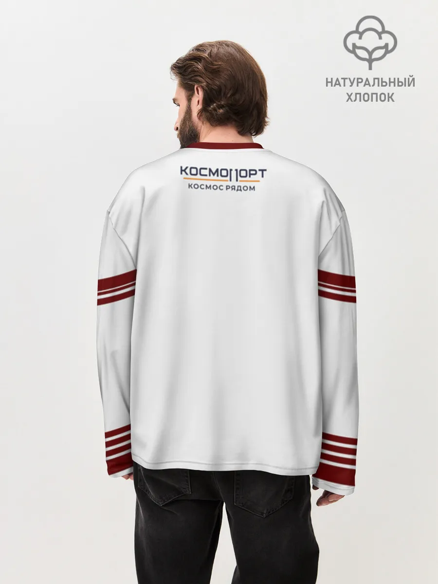 Мужской лонгслив оверсайз хлопок / Сургут Орбита