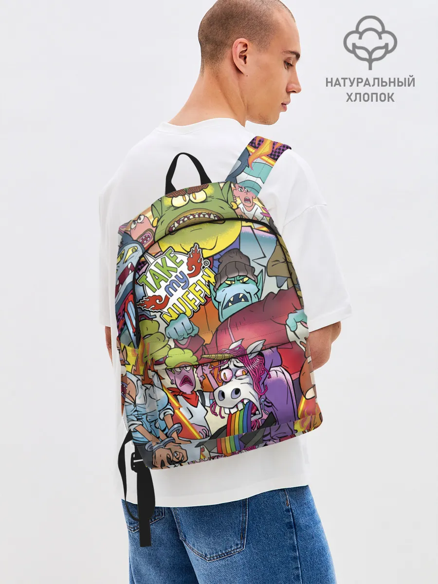 Рюкзак взрослый джинсовый / Take My Muffin Рюкзак