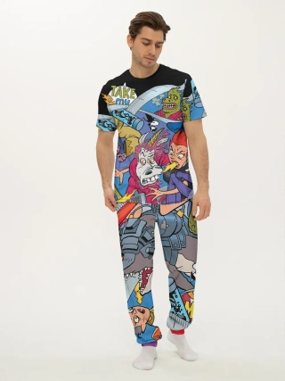 Мужская пижама с брюками / Корней