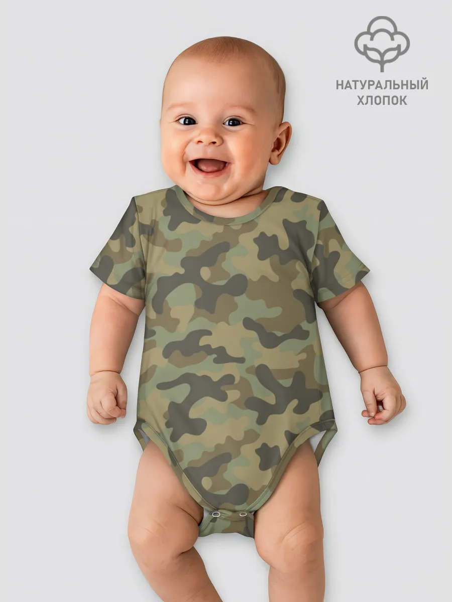 Детское боди / Хаки