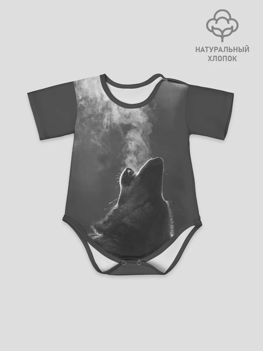 Детское боди / Воющий волк