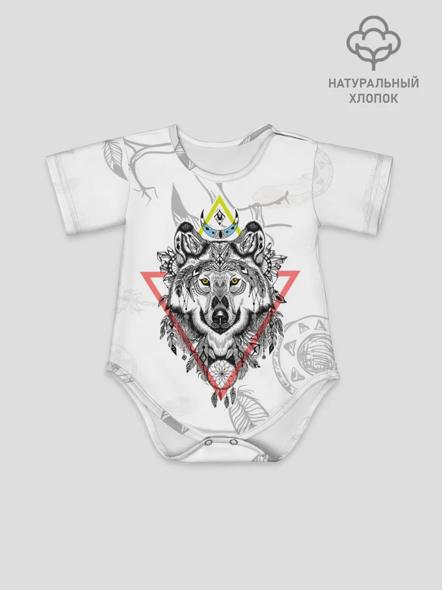 Детское боди / Волк