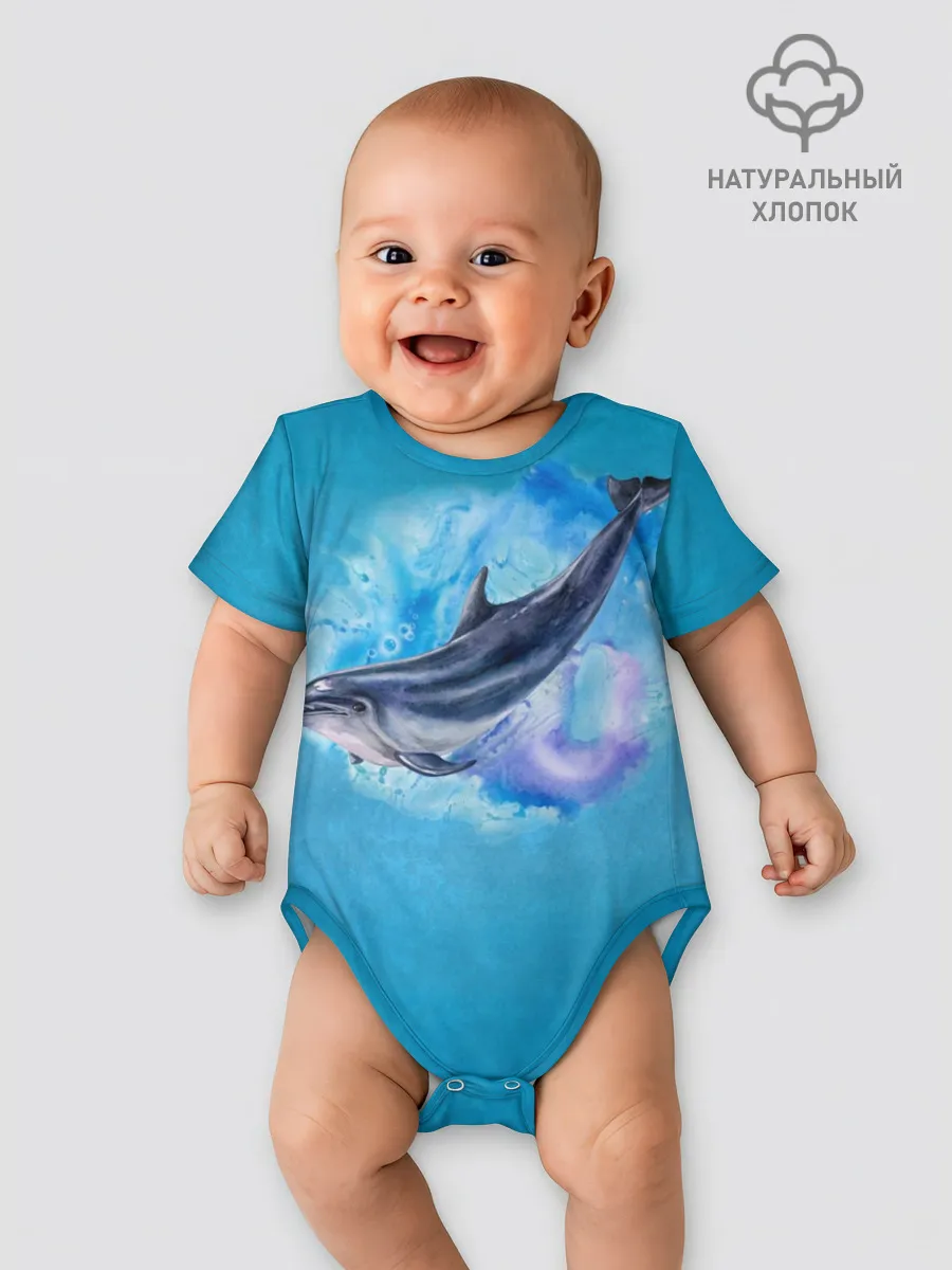 Детское боди / Дельфин