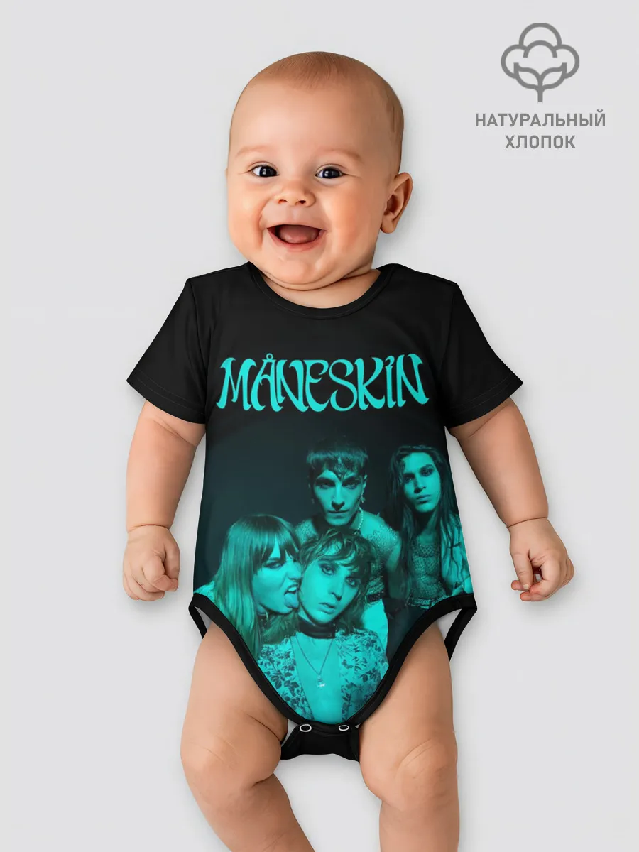 Детское боди / Maneskin. Fisheye Faces