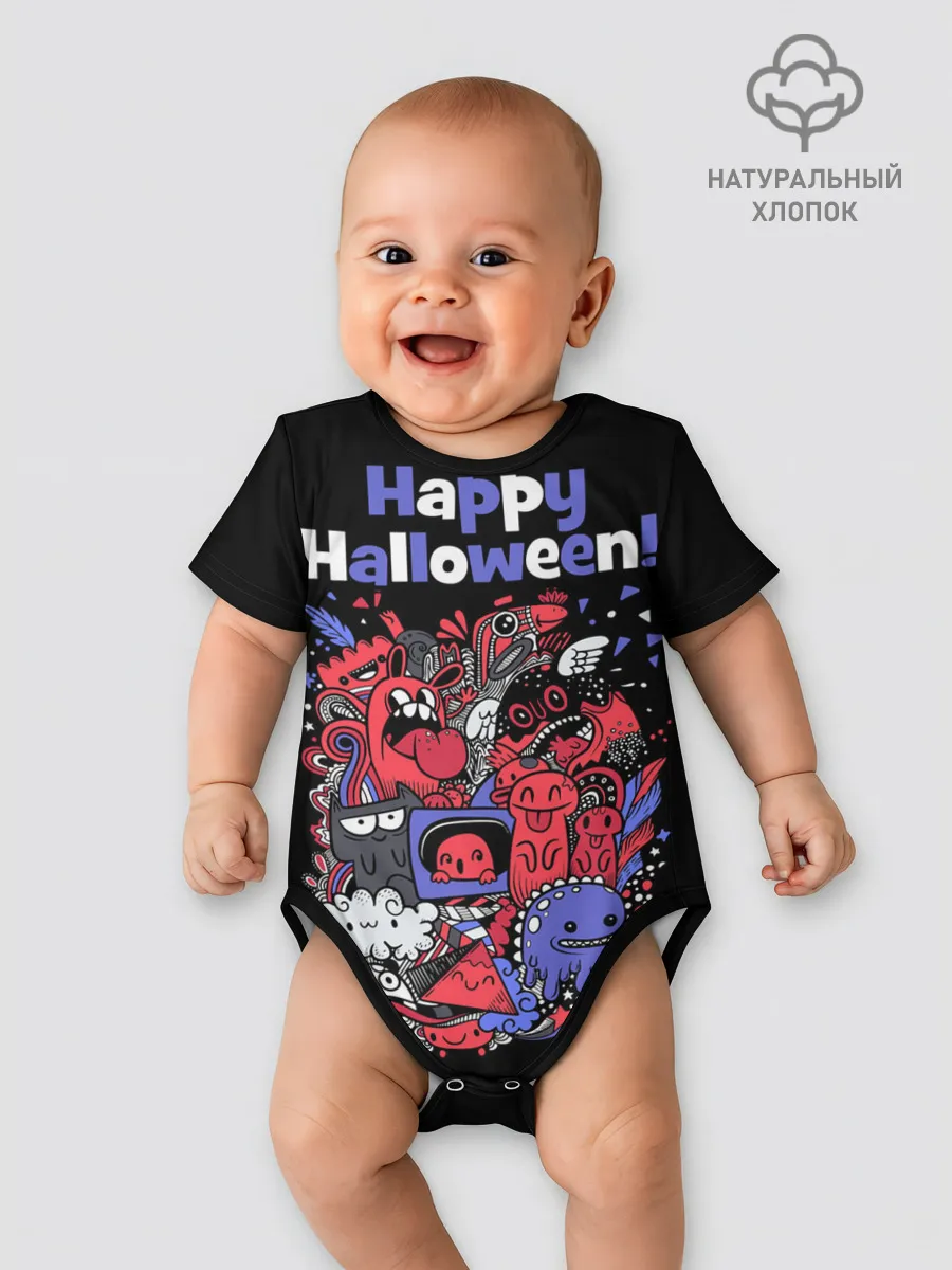 Детское боди / Монстры на Хеллоуин