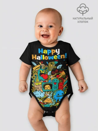 Детское боди / Монстры празднуют Хеллоуин