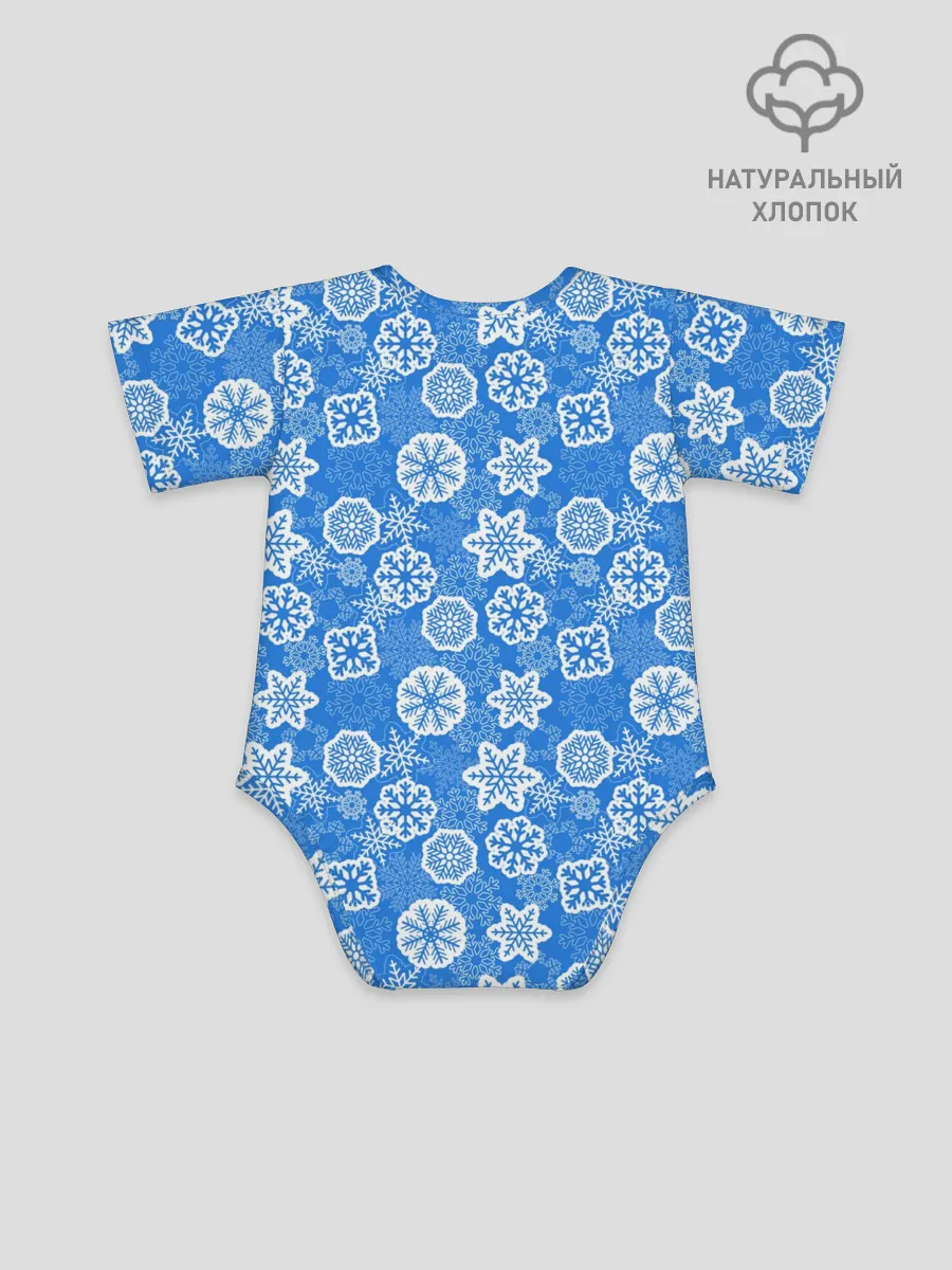 Детское боди / Снежные Новогодние Узоры