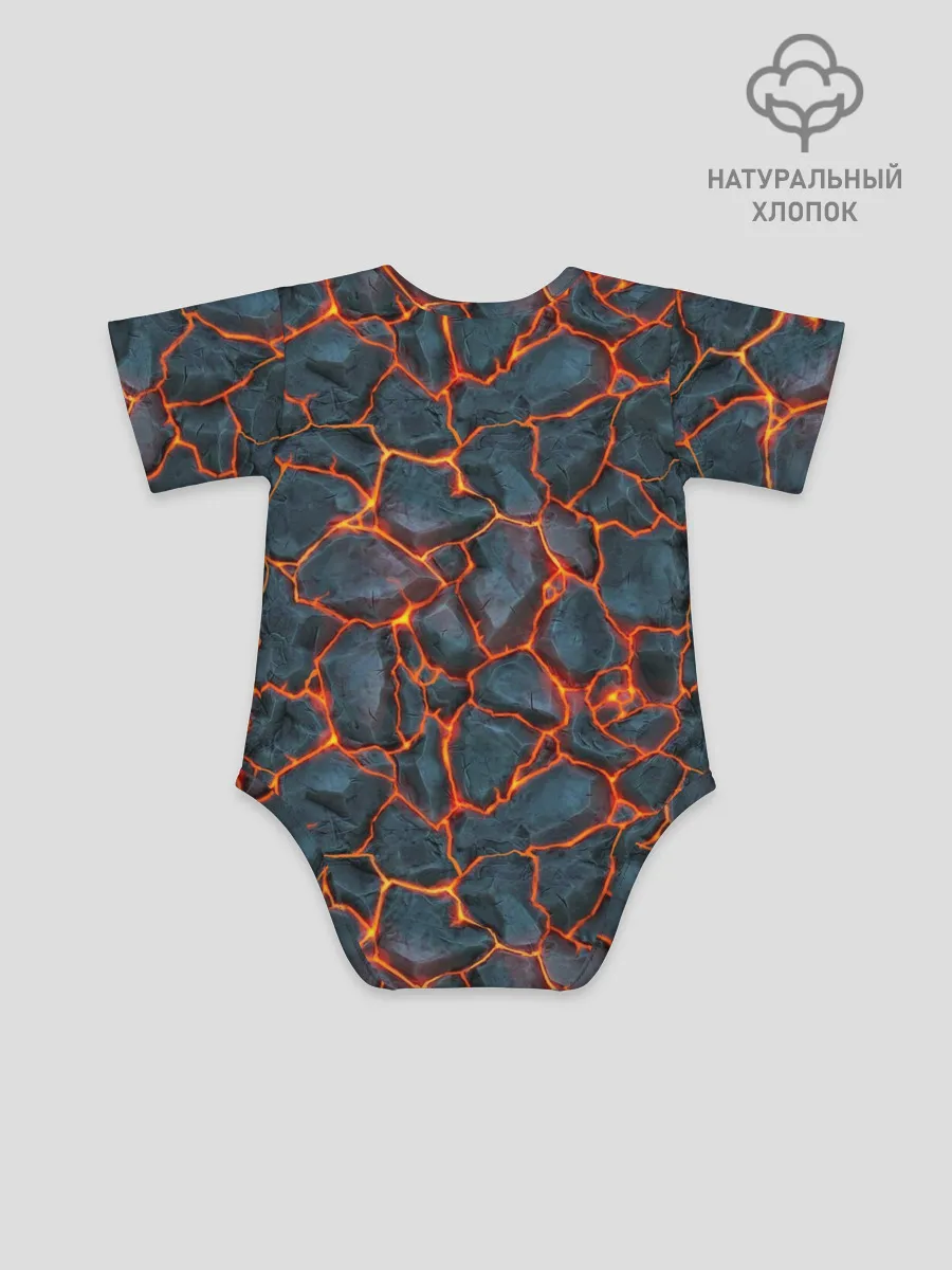 Детское боди / неоновая магма