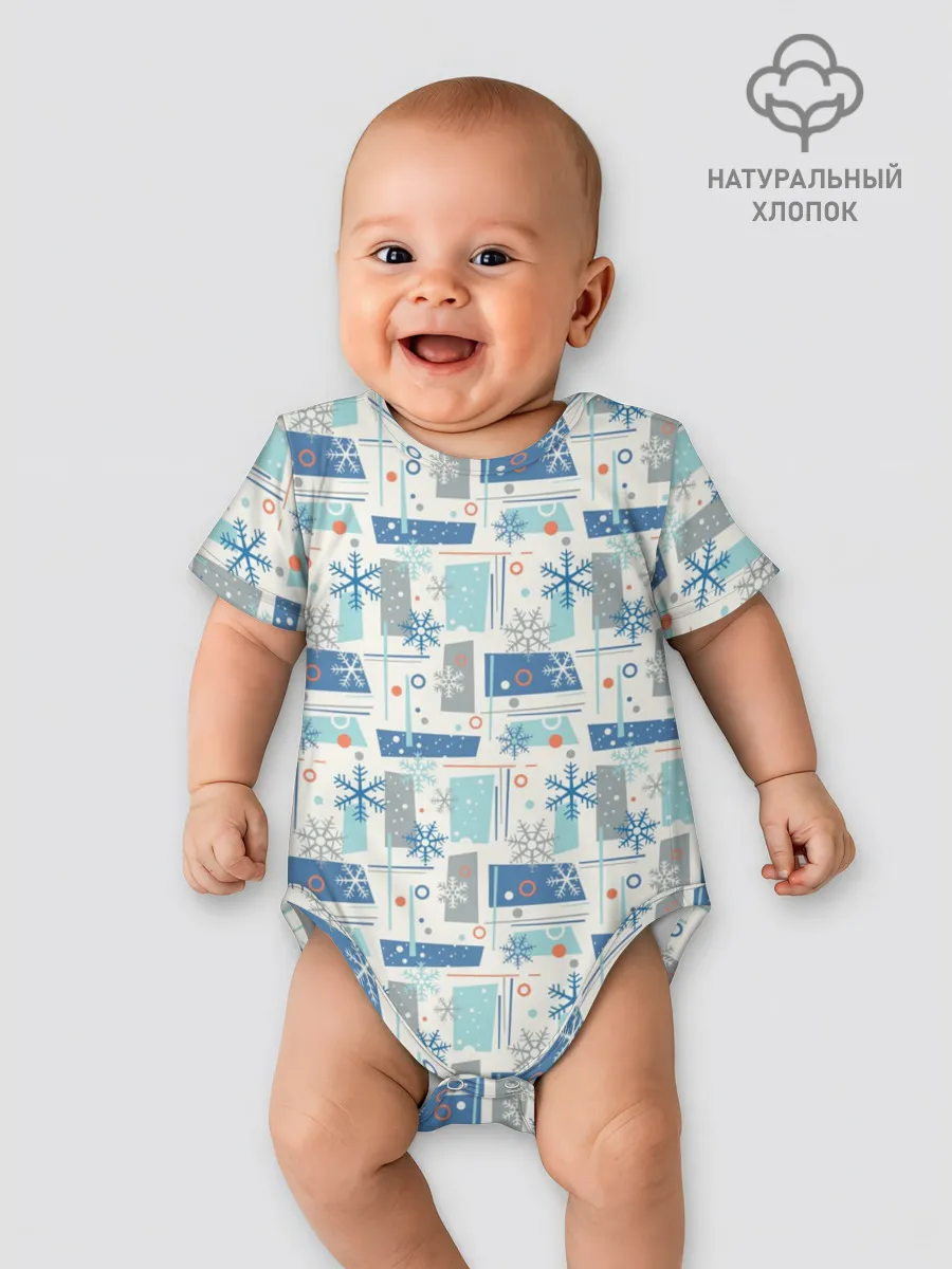 Детское боди / Зимний Дизайн