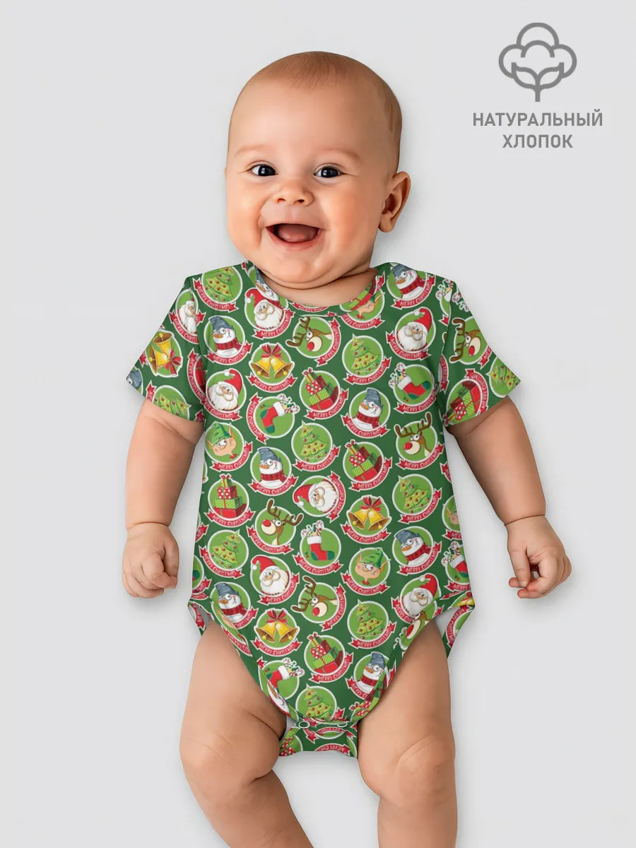 Детское боди / Новогодние Персонажи