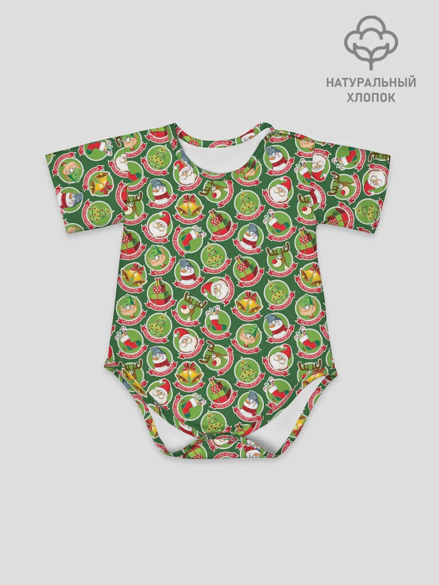 Детское боди / Новогодние Персонажи