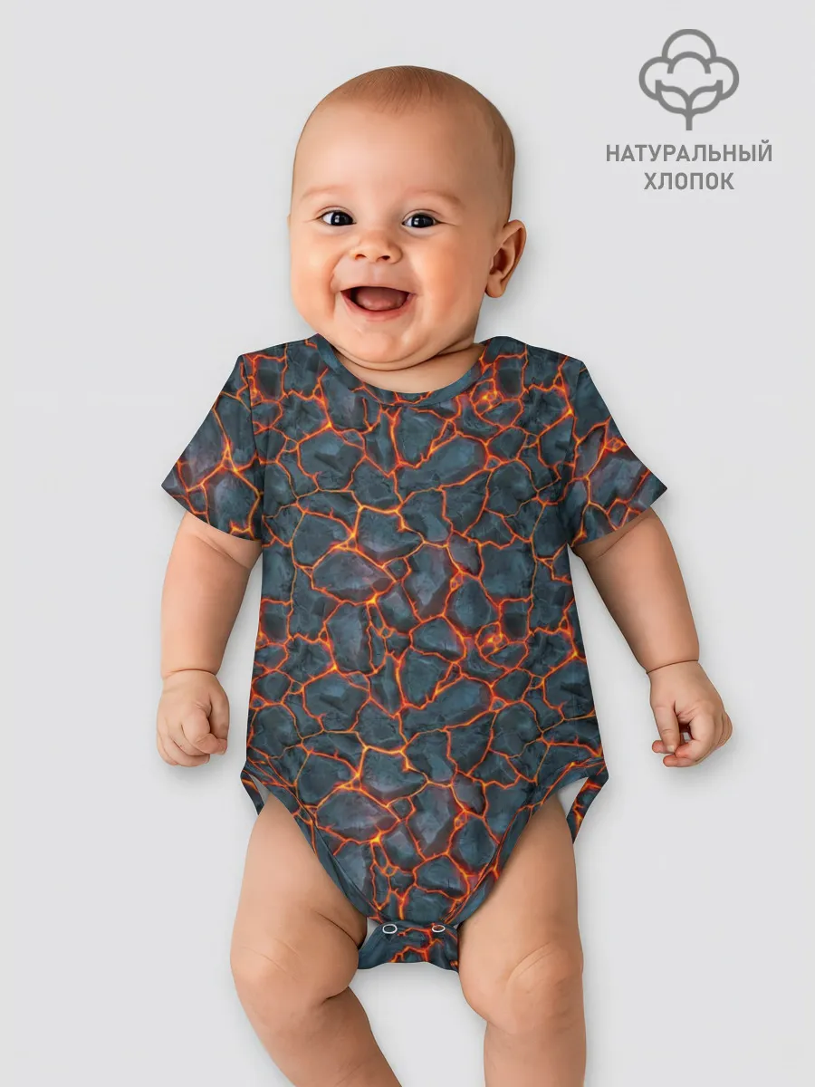 Детское боди / неоновая лава