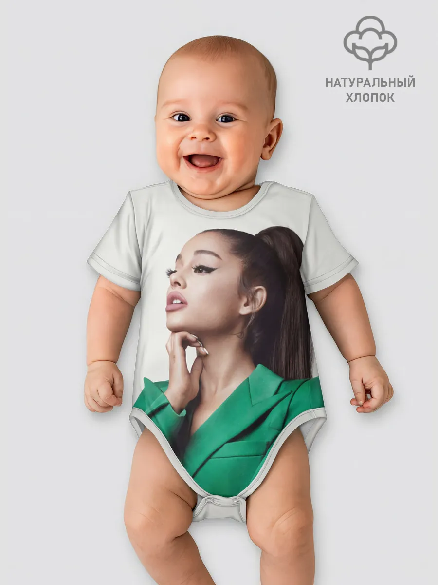 Детское боди / Ариана в зелёном