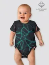 Детское боди / Геометрический фон