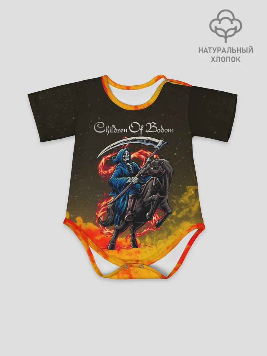 Детское боди / Children of Bodom | Skeleton on a horse