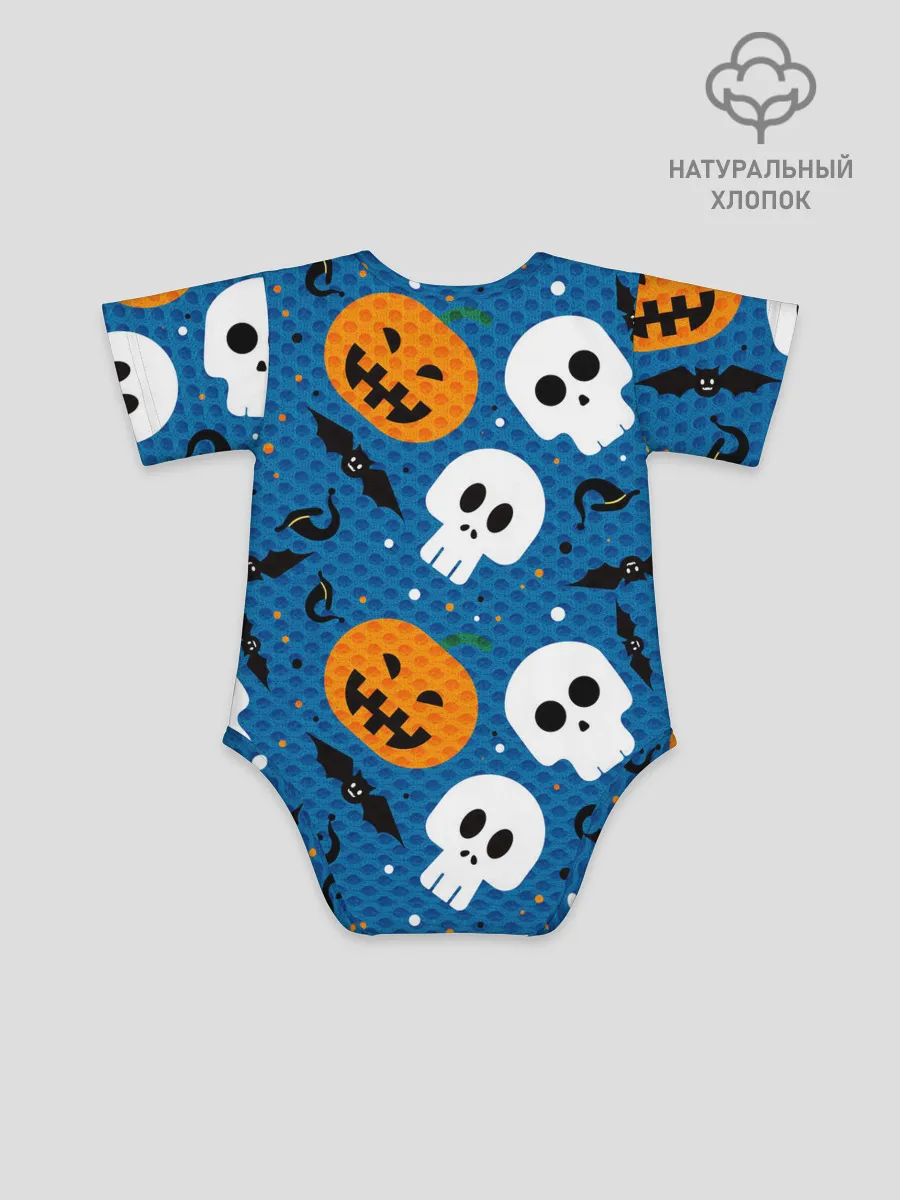 Детское боди / ЧЕРЕПА И ТЫКВЫ | HALLOWEEN
