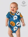 Детское боди / ЧЕРЕПА И ТЫКВЫ | HALLOWEEN