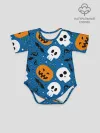 Детское боди / ЧЕРЕПА И ТЫКВЫ | HALLOWEEN