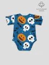 Детское боди / ЧЕРЕПА И ТЫКВЫ | HALLOWEEN