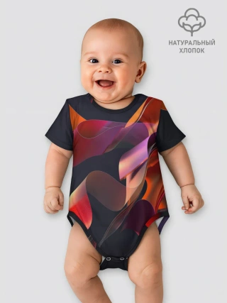 Детское боди / Абстрактные ленты