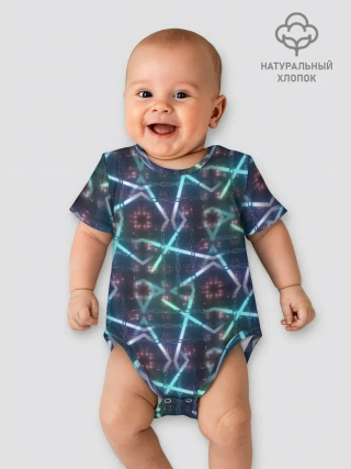 Детское боди / неоновый панк