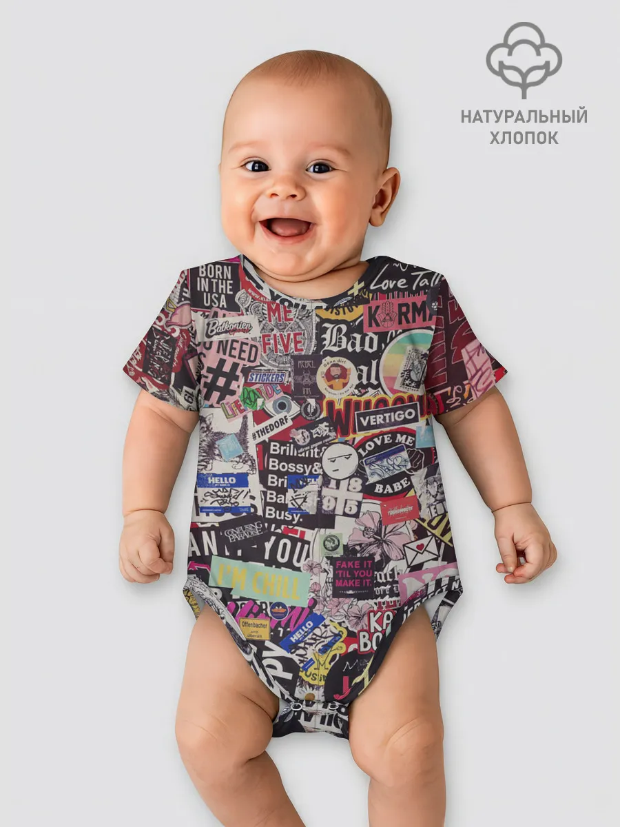 Детское боди / Набор Стикеров