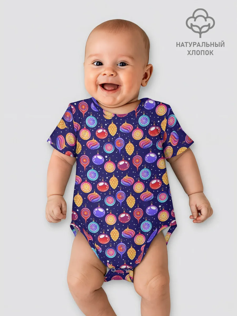 Детское боди / Новогодние Ёлочные Украшения