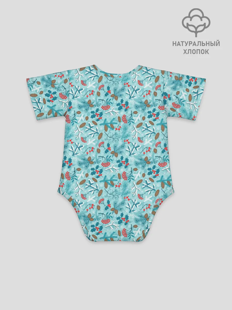 Детское боди / Зимний Лесной Пейзаж