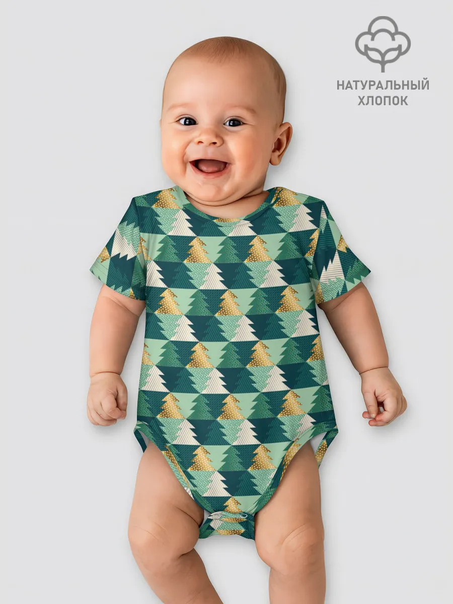 Детское боди / Ёлочный Дизайн