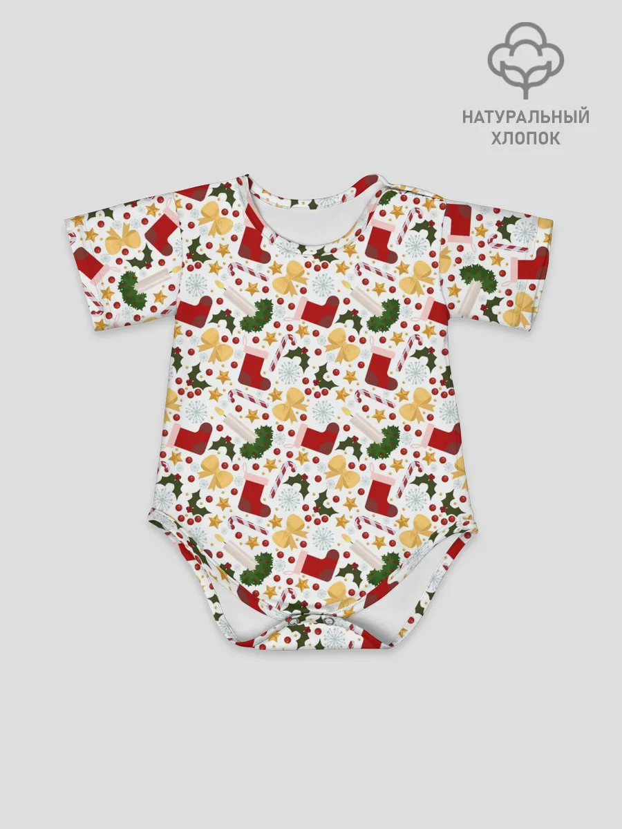 Детское боди / Рождественские Чулки