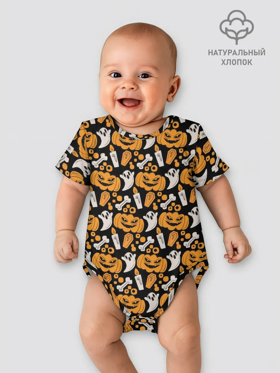 Детское боди / Patern Halloween 22