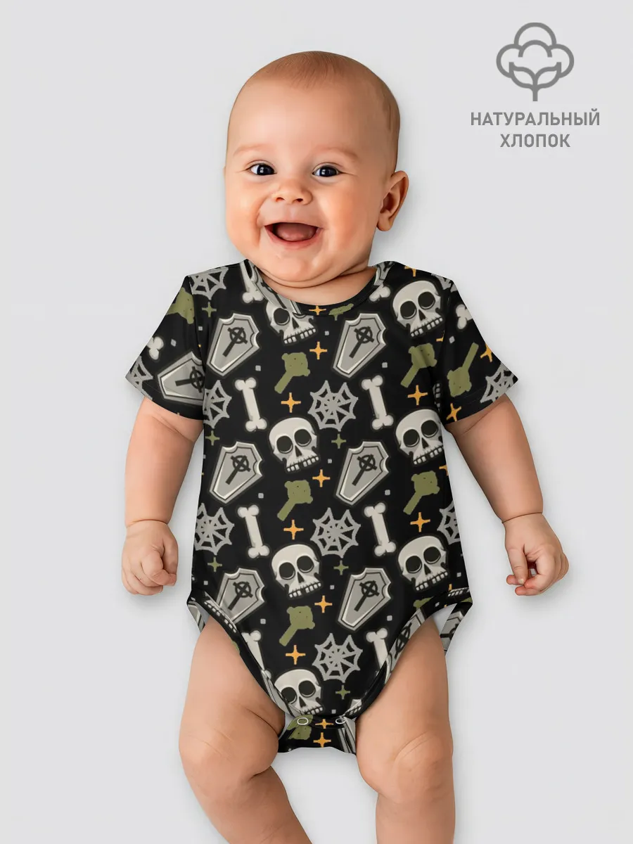 Детское боди / Patern Halloween 18