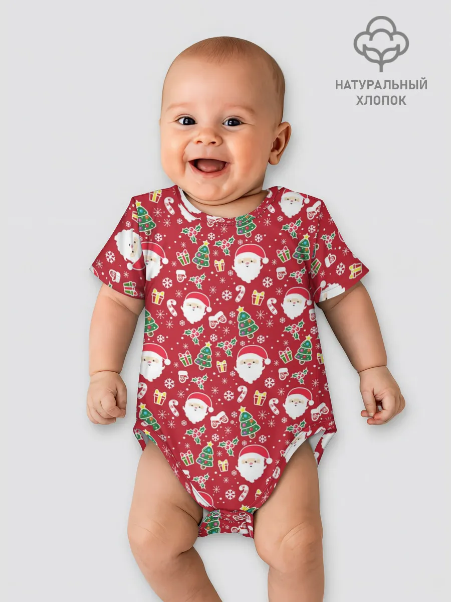 Детское боди / Дед Мороз