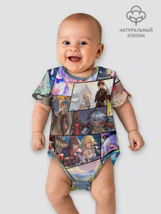 Детское боди / Геншин импакт, персонажи