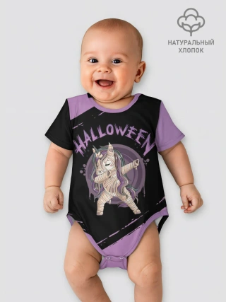 Детское боди / Dab Unicorn Halloween