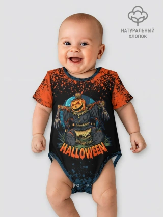 Детское боди / ПУГАЛО ИЗ ТЫКВЫ | HALLOWEEN