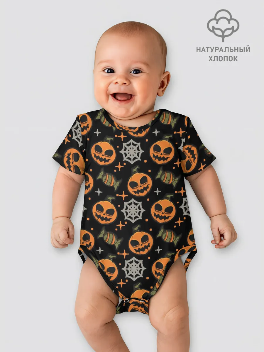 Детское боди / Patern Halloween 26