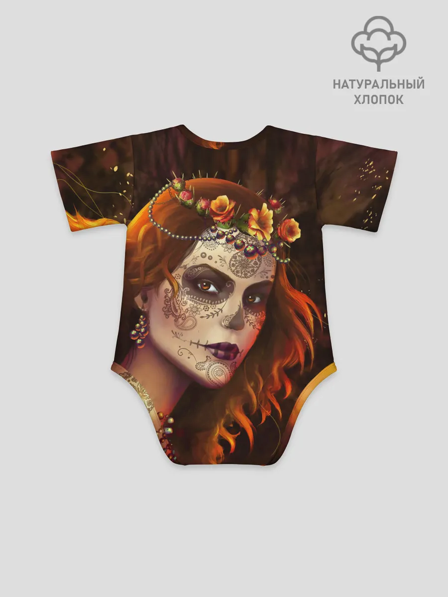 Детское боди / Рыжая Ведьма с розами