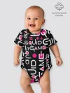 Детское боди / SQUID GAME ЛОГО PINK
